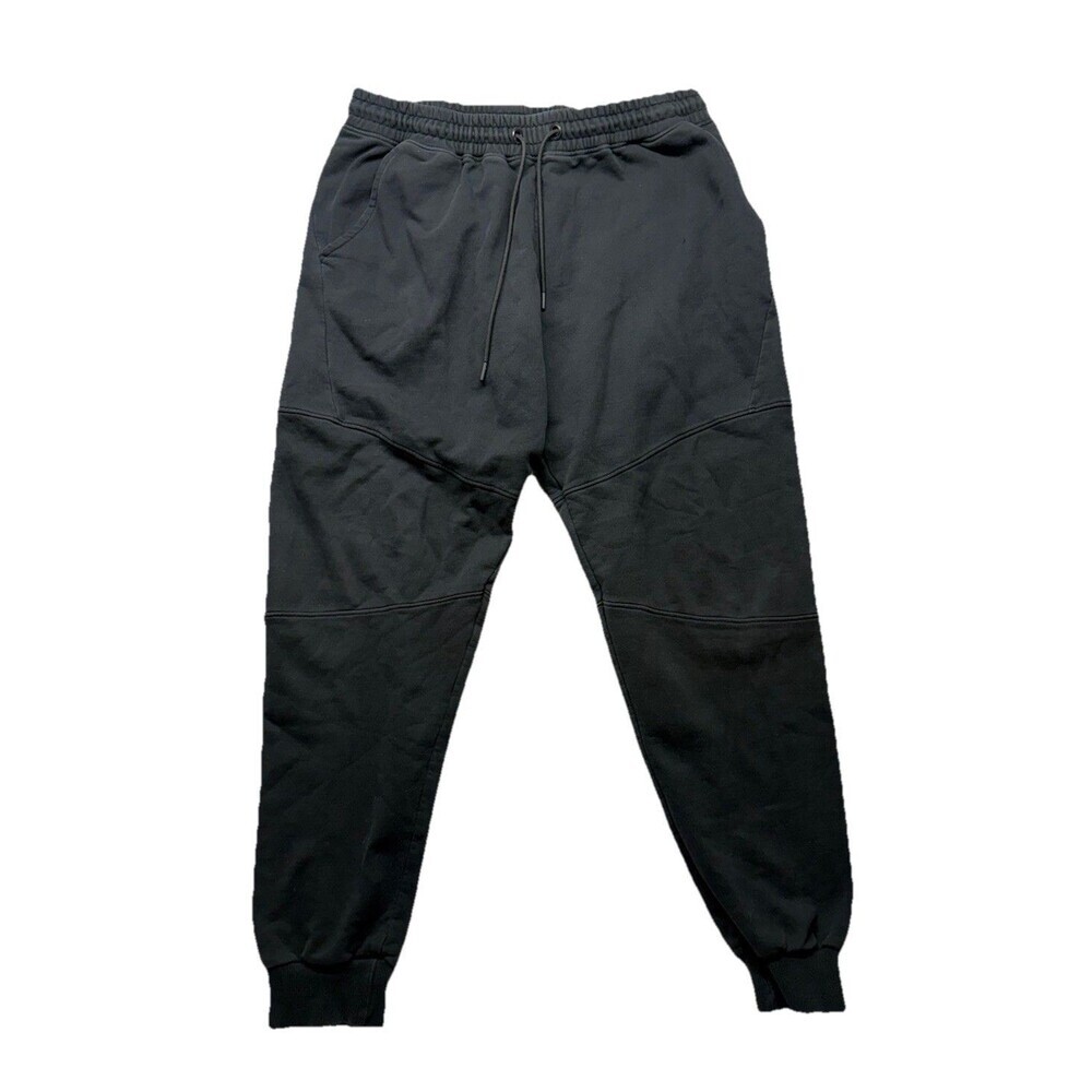 Mens American Tall Jogger Style Sweat Pants Size XL Tall Black * Flaw